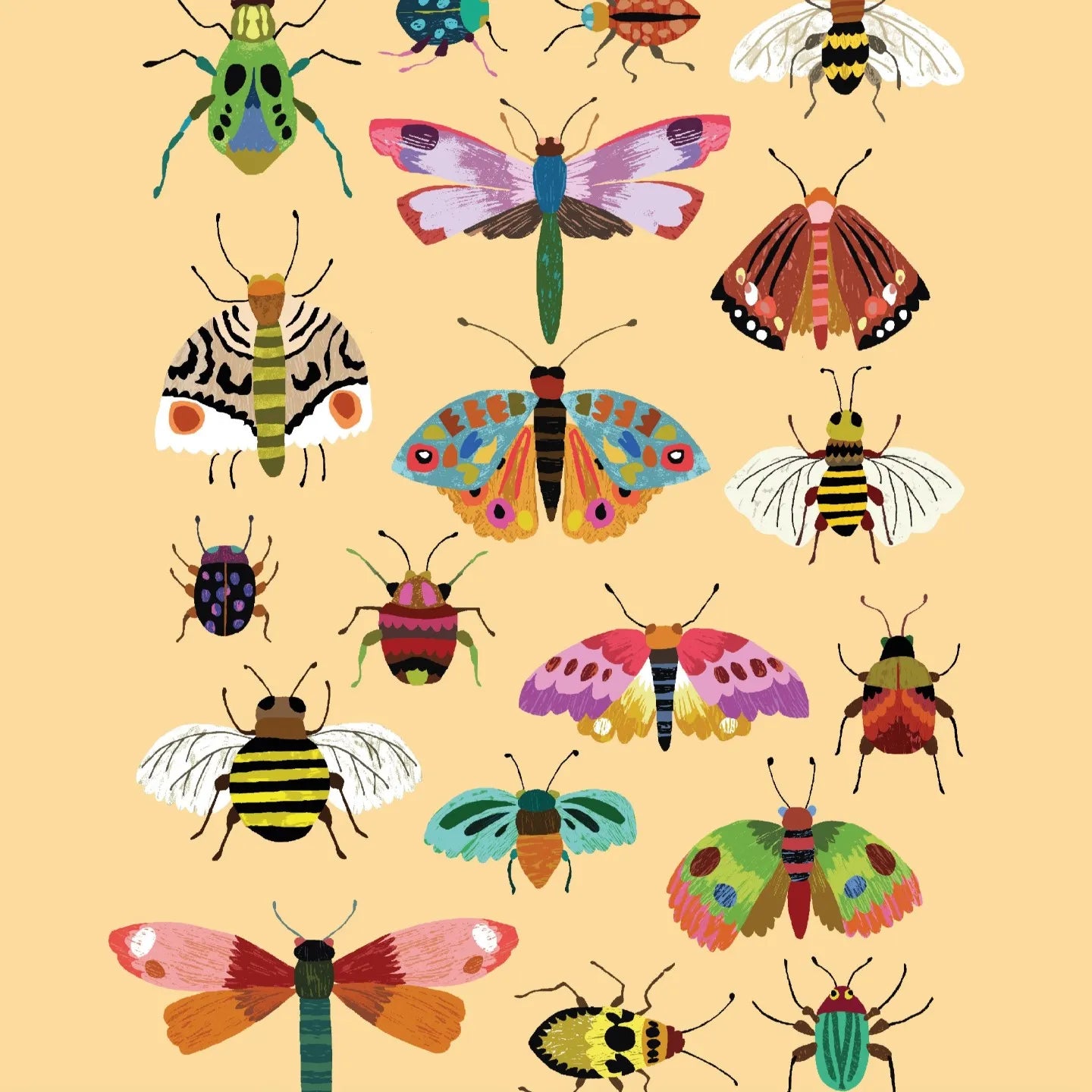 Insects Print A4
