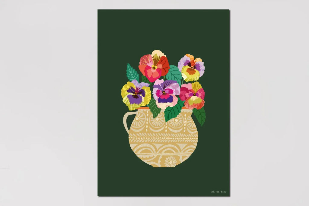 Pansies Print